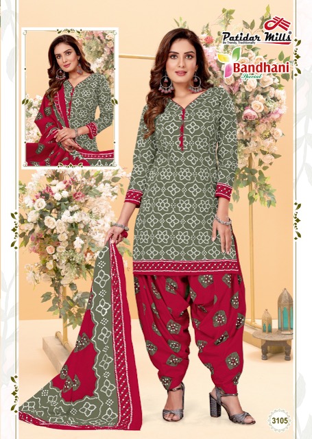 Patidar Bandhani Vol-31 Cotton Designer Patiyala Dress Material